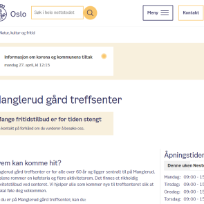 Manglerud gård treffsenter